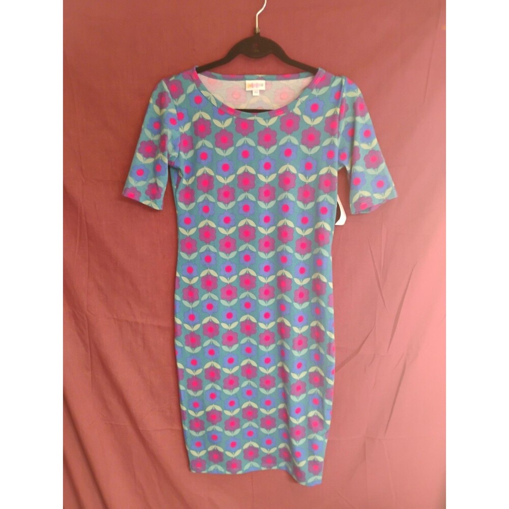 Womans Dress Lularoe Size XS Julia Floral Flowers Spring Summer